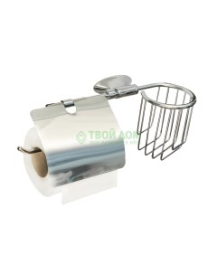 Держатель для туалетной бумаги c держателем для дезодоранта держатель освежителя бумаги Моника М4513 Fora