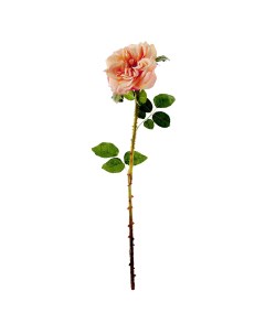 Цветок иск роза персик 55см Litao