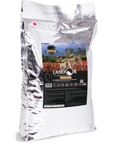 Сухой корм для собак полнорационный беззерновой ягненок с бататом обогащенный 15 кг Landor