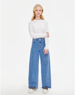 Джинсы Wide leg с высокой талией для девочки Gloria jeans