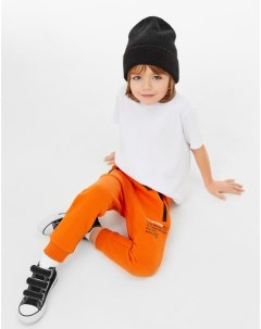 Оранжевые спортивные брюки Jogger для мальчика Gloria jeans