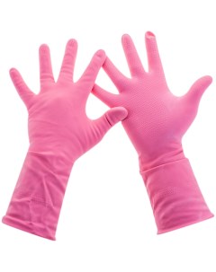 Перчатки латексные Practi Comfort L розовый Paclan