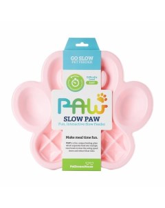Paw Slow Feeder Baby Pink Easy Миска для собак и кошек для медленного кормления розовая 3 2 л Petdreamhouse
