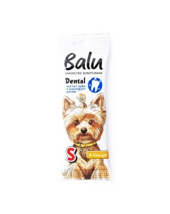 Dental лакомство для собак мелких пород жевательное размер S 36 г Balù