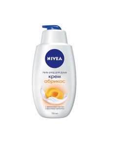 Гель для душа Молоко и абрикос женский Nivea