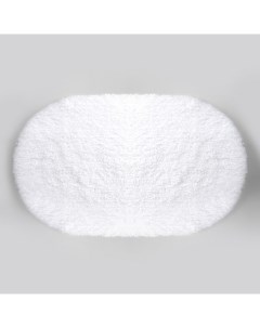 Коврик для ванны Dill Bright White 60х100 микрофибра термопластичная резина Wasserkraft