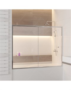 Шторка на ванну Screens SC 42 180x150 стекло прозрачное Rgw