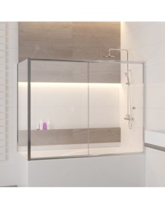 Шторка на ванну Screens SC 82 150x80 стекло прозрачное Rgw