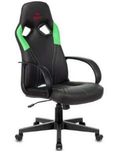 Кресло для геймеров RUNNER чёрный зеленый Zombie