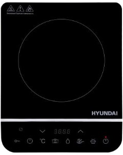Плита Электрическая HYC 0104 черный стеклокерамика настольная Hyundai