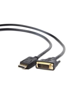Кабель DVI DisplayPort 1 8м CC DPM DVIM 6 20M 25M круглый черный Gembird
