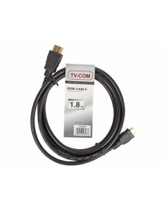 Кабель HDMI mini HDMI 1 8м TV Com CG580M 1 8M 6926123462676 Vcom telecom