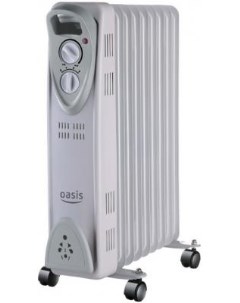 Масляный радиатор US 25 2500 Вт термостат белый Oasis