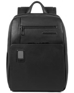 Рюкзак для ноутбука 14 Akron кожа черный CA3214AO N Piquadro