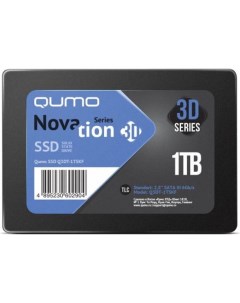 Твердотельный накопитель SSD 2 5 1 Tb QM Novation Read 530Mb s Write 450Mb s 3D NAND TLC Q3DT 1TSKF Qumo