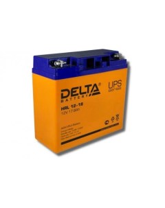 HRL 12 18 X 17 8 А ч 12В свинцово кислотный аккумулятор Дельта