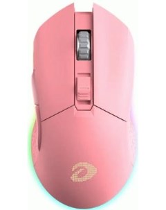 Мышь игровая беспроводная EM901 Pink розовый DPI 600 10000 подсветка RGB подключение проводное 2 4GH Dareu