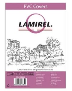 Обложка Lamirel A4 прозрачный 100шт LA 7868001 Fellowes