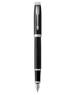 Ручка перьев IM Core F321 CW1931644 Black CT F сталь нержавеющая подар кор линия 0 8мм кругл Parker