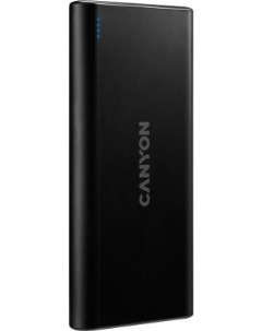 Внешний аккумулятор Power Bank 10000 мАч PB 106 черный Canyon