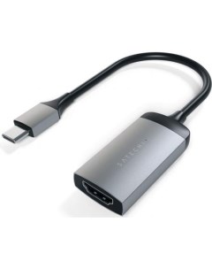 Адаптер Type C to HDMI 4K 60HZ Поддержка 4K 60Hz Материал корпуса алюминий Цвет серый космос Satechi