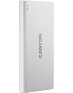 Внешний аккумулятор Power Bank 10000 мАч PB 108 белый Canyon