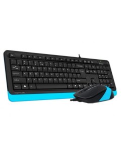 A 4Tech Клавиатура мышь A4 Fstyler F1010 BLUE клав черный синий мышь черный синий USB 1147546 A4tech
