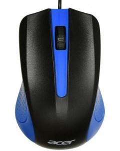 Мышь OMW011 черный синий оптическая 1200dpi USB 3but Acer