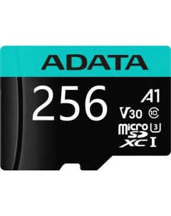 Карта памяти MICRO SDXC 256GB W AD AUSDX256GUI3V30SA2 RA1 ADATA Adata