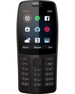Мобильный телефон 210 DS черный 2 4 16 Мб Bluetooth Nokia