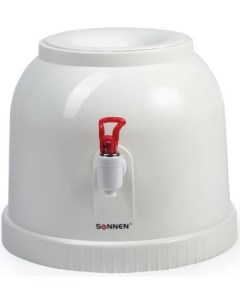 Кулер для воды TS 01 настольный без нагрева и охлаждения водораздатчик 1 кран белый 452417 Sonnen