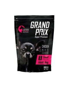 Корм для собак для мелких пород курица сух 800г Grand prix