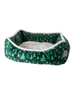 Лежак для животных Fir 60х50х18см зеленый Foxie