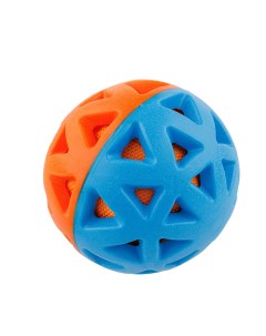 Игрушка для собак Мяч голубой оранжевый 8 5 см Rurri