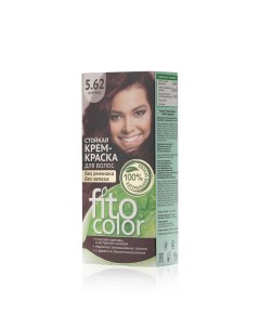 Стойкая крем краска для волос FitoColor 5 62 Бургунд 115мл Фитокосметик