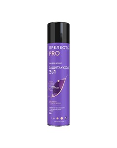Лак для укладки волос Защита Мегафиксация 5 300мл Прелесть professional