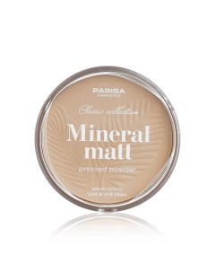 Пудра для лица Mineral Matt 01 Светло бежевый 10г Parisa cosmetics