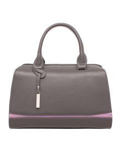 Женская кожаная сумка Emra Dark Grey Lilac Lakestone
