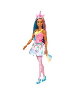 Кукла Barbie Дримтопия Единорог с куклой блондинкой HGR21 Mattel