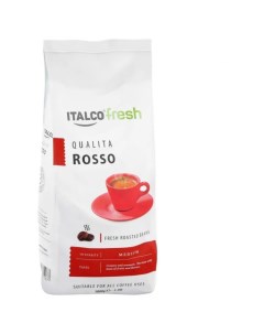 Кофе в зернах Qualita Rosso 1 кг Italco