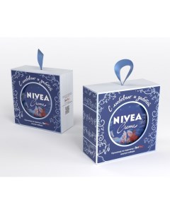 Набор подарочный для женщин Новогодняя игрушка крем для ухода за кожей 150 мл Nivea