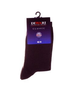 Носки для мужчин хлопок Classic 000 темно коричневые р 25 5С 08 СП Diwari
