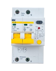Дифференциальный автоматический выключатель тока Iek
