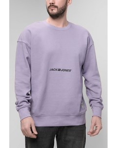 Хлопковый свитшот с логотипом Jack & jones