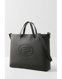 Кожаная сумка шоппер Lacoste