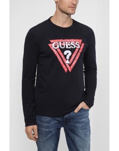 Лонгслив с логотипом бренда Guess jeans