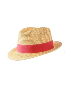Соломенная шляпа с декоративной лентой Kn collection