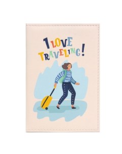 Обложка для паспорта Traveling Girl Kawaii factory