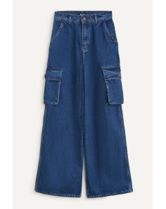 Широкие джинсы с накладными карманами Blcv
