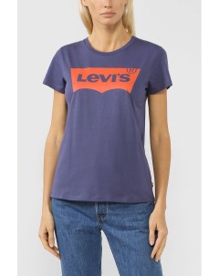 Хлопковая футболка с логотипом бренда Levi's®
